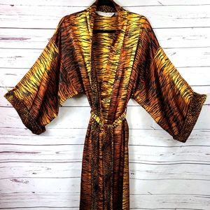 Vintage Victoria's Secret Robe Golden Tiger